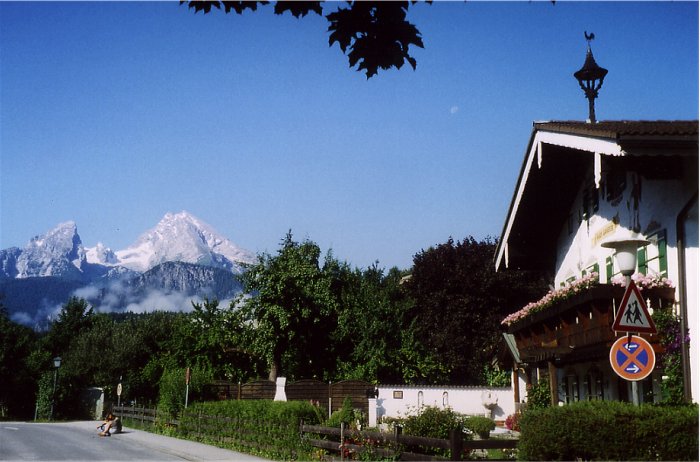 Ferienwohnung und Watzmann